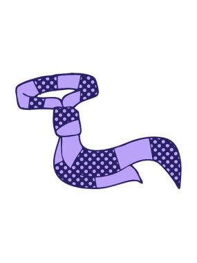 Karikatür karikatür ofis kravatının hareketli animasyonu