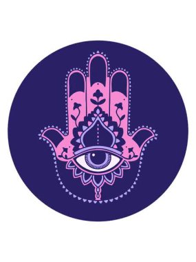 Bir hamza tasarımının ikonik dövme görüntüsünün canlandırmasını bob ve duraklat