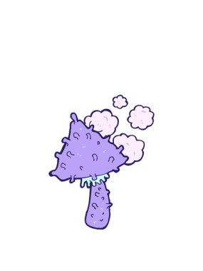 Çizgi film animasyonunu genişletiyor. Tuhaf mantarlar.