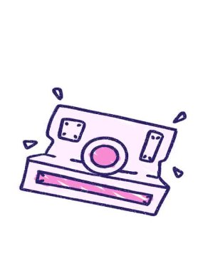 Anında Kamera Tebeşiri Çiziminin hareketli animasyonu