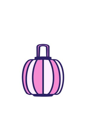 Geleneksel bir Japon kağıt fenerinin zıplama hareketli animasyonu