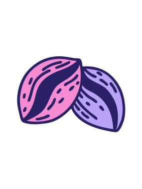 Kahve çekirdeğinin dövme stili görüntüsünün hareketli animasyonu