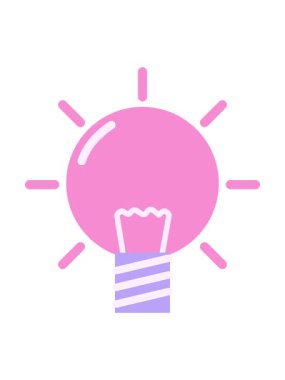 Parlayan ampulün hareketli animasyonu