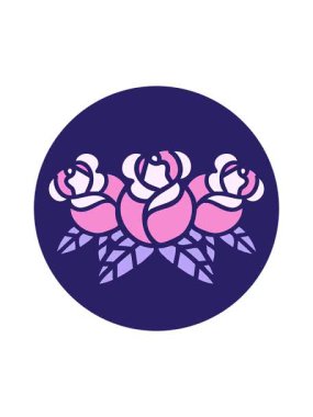 Dikkat çekici bir çiçek demeti dizaynının canlandırması