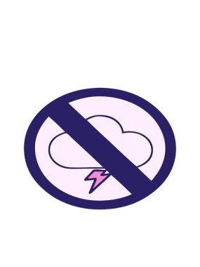 Fırtınaya izin verilmeyen sevimli çizgi filmin hareketli animasyonu