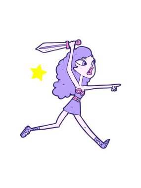 Kıvılcım saçan yıldızlar kılıçlı viking kız çizgi filminin animasyonunu etkiler.