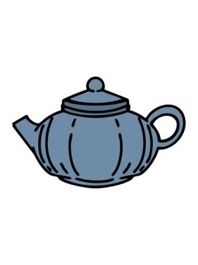 Seramik Japon çaydanlığının animasyonunu durdurup duraklat