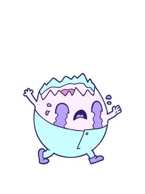 Humpty Dumty Yumurta Adam 'ın animasyonunu genişletiyorum.