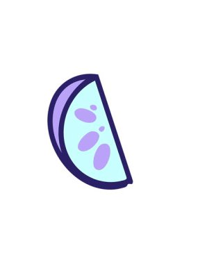 Brezilya limon karikatürünün yatay titreşimli animasyonu