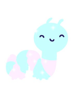 sevimli böceğin parıltı efekti