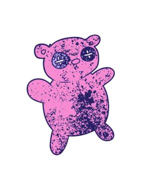 Eski oyuncak ayının hareketli animasyonunu oynat