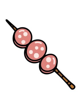 Brezilya yapımı churrasco şiş et animasyonunun parlak ışık efekti