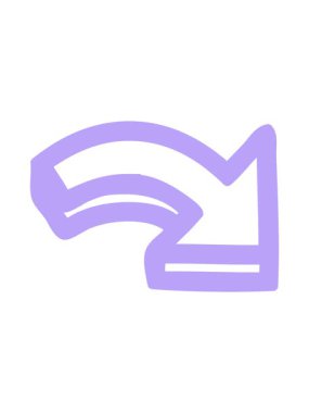 Yön ok sembolünün dizaynını salla ve duraklat