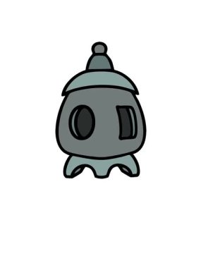 Geleneksel Japon ishidoro taş tapınağının yükseliş ve yüzme animasyonu