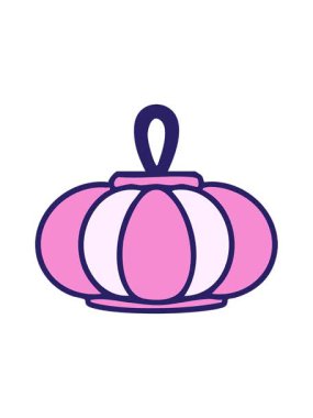 Japonya 'nın geleneksel fener tasarımının animasyonunu bob ve duraklat