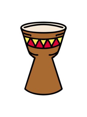 Geleneksel Brezilya trampet karnavalı enstrümanının hareketlerini salla ve durdur