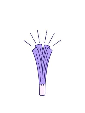 Geleneksel dövme stili pırasa çiziminin animasyonunu genişletiyor
