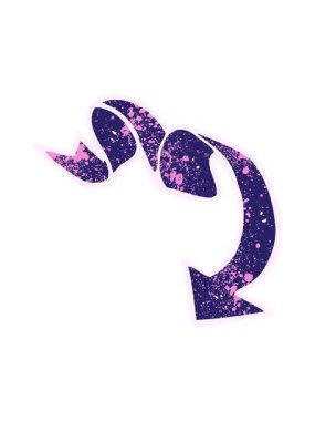 Parlayan okun dönen hareket animasyonu