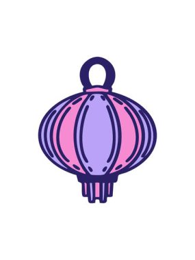 Dikkat çeken animasyon, ışıkla parlayan asılı bir fener.