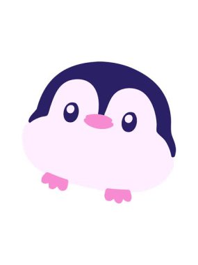 Noel pengueninin dönen hareketli animasyonu