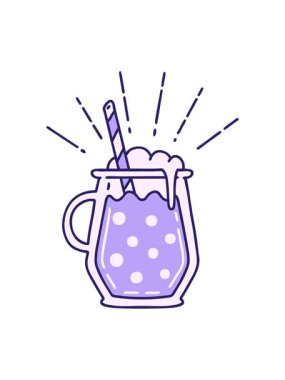 Dövme stili zencefilli biranın animasyonunu salla ve durdur