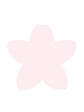 Tek bir Japon çiçek tasarımının animasyonunu çalıştır.