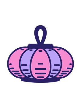 Geleneksel olarak Japon usulü asılmış bir fenerin basınçlı animasyonu