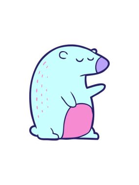 Çizgi film ayısının bölünme etkisi