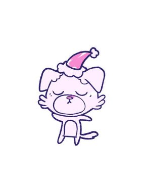 Noel Köpek Tebeşiri Çiziminin bölünme etkisi