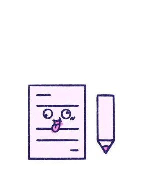 Ofis Kağıdı Kalıplı Çizim Canlandırması