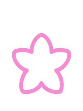 Japon tarzına uygun tek bir çiçek dizaynının animasyonunu genişletiyor.