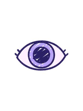 Göz Sembol Tebeşiri Çiziminin göz alıcı satış animasyonu