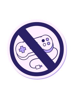 Oyun tabelası olmayan sevimli bir çizgi film çıkartmasının hareketli animasyonu