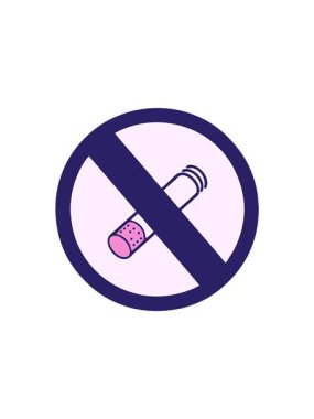 Sigara içilmeyen tabelanın dikkat çekici animasyonu