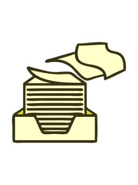 Üst üste dizilmiş kağıtların gölgeli çizgi filmlerinin renk animasyonunu değiştirmek