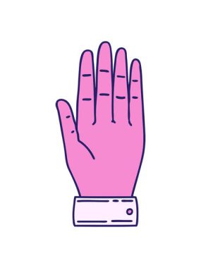 Dövmenin hareketli animasyonunu geleneksel bir el şeklinde sallamak