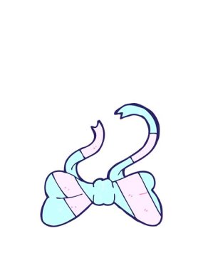 Çizgi film papyonunun zıplama hareketi animasyonu