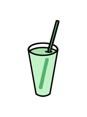 Klasik Brezilya Caipirnha kokteylinin pixelize etkisi