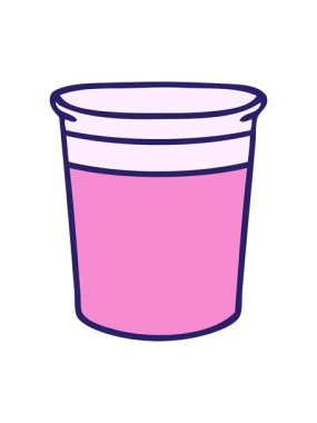 el hareketlerinin hareketli animasyonu çizilmiş tuhaf çizgi film saksısı