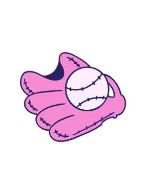 Beyzbol ve eldiven hareketli animasyonu