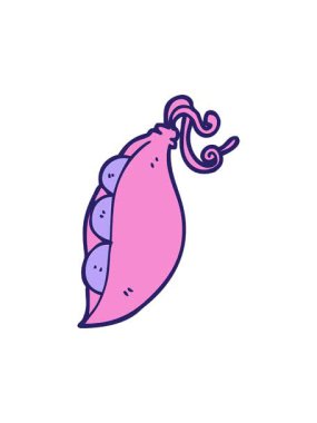 Karikatür karalama bezelyelerinin hareketli animasyonu