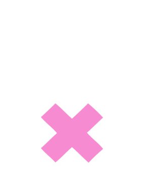 Bir çarpma sembolünün düz renk retro karikatürünü genişletiyorum