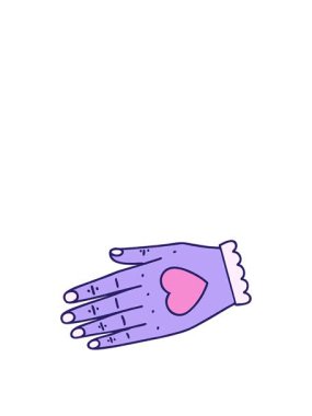 bir el simgesinin zıplama hareketi canlandırması