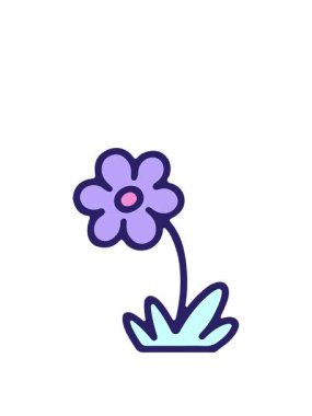 Basit çiçeğin animasyonunu genişletiyor