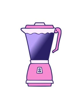 Çizgi film yemek işlemcisinin dikkat çekici animasyonu