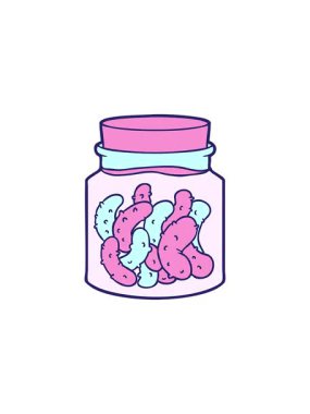 Turşu turşusunun yıldız patlaması etkisi animasyonu