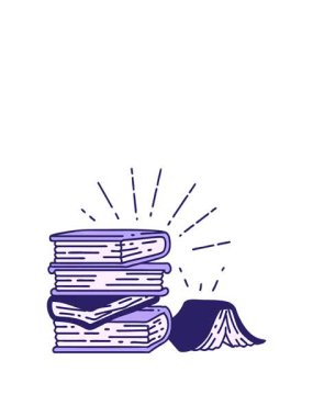 Geleneksel dövme stili kitapların animasyonunu genişletiyorum.