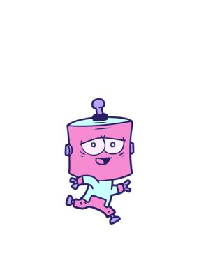 Sayborg çizgi filminin animasyonunu genişletiyorum.