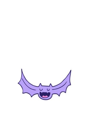 Bir yarasanın canlandırmasının zıplama hareketi