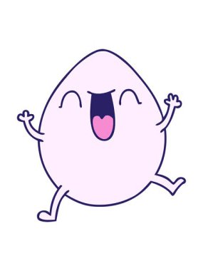 karikatür yumurtasının animasyonunu bob ve durdur